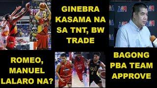 AYAN NA! GINEBRA KASAMA NA SA TNT, BLACKWATER TRADE | ROMEO MANUEL LALARO NA | MAGNOLIA UPDATE