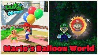 MARIO'S BALLOON WORLD in Super Luigi Odyssey (All Kingdoms)