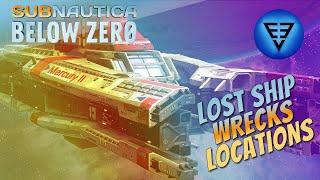 How to find the Mercury II Lost Ship Wrecks? Subnautica Below Zero