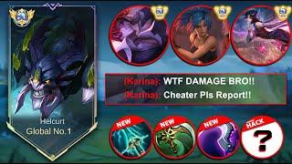 2024 GLOBAL HELCURT VS GLOBAL KARINA JUNGLER & BEST ROUMER CHOU | HELCURT NEW BUILD | MLBB