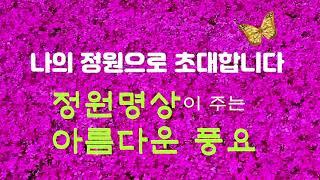 정원명상으로 마음의 풍요를 지금의 아름다운 풍요로 누리세요!