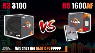 Ryzen 3 3100 vs Ryzen 5 1600 AF - Battle on 7 Games !