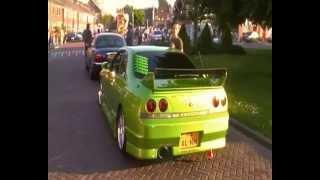 StreetGasm 2000 Nissan skiline GT-R Loud revvs!