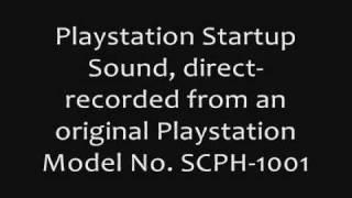 Playstation One Original  Startup Sound Best Quality Anywhere - Direct Recorded