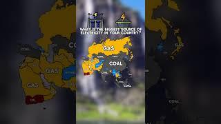 What is the biggest source of electricity in your country#shorts #geography #country #asia #russia