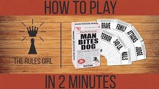 How to Play Man Bites Dog in 2 Minutes - The Rules Girl