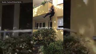 TWITTER-VIDEO: Berliner Feuerwehr rüffelt Polizei für Spiderman-Aktion
