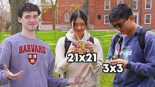Asking Harvard Students To Solve My Rubik's Cube