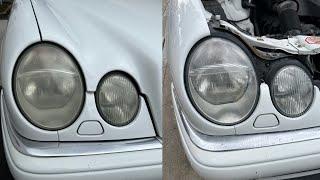 Restoring Headlights On An E55 And ML55 AMG, S210s Get New Belt Tensioners