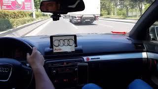 (YENİ VİDEO) BAŞKENTTE  AUDİ A4 1.8T QUATTRO MAKAS SHOW