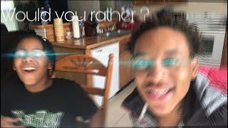 Would You Rather With Lil Sister (FUNNY)