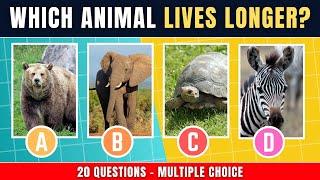 ANIMALS TRIVIA QUIZ - Multiple Choice Test ️