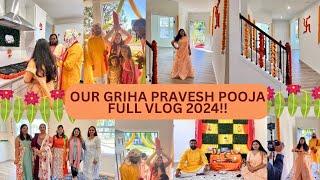 ️OUR GRIHA PRAVESH POOJA FULL VLOGWE Bought Our NEW HOME IN AMERICA,Hope You Relate Indian MOM