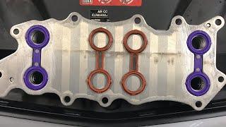 Mercedes Oil Leak V6 Diesel OM642 (Oil Cooler Seals)