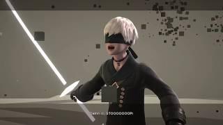 Nier Automata - Poor 9S goes berserk on 2B (ROUTE C)