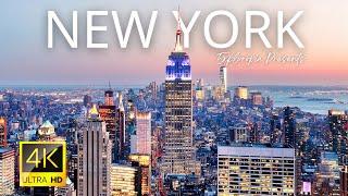 New York City [NYC], USA  by Drone (4K UHD)