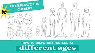 How to Draw Characters at Different Ages // Procreate Character Camp