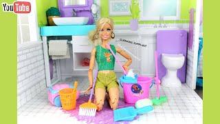 Unboxing Barbie Doll Cleaning Supplies From Wish | Barbies Awesome World