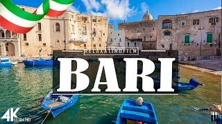 Beautiful Bari, Puglia 4K • Relaxing Italian Music, Instrumental Romantic • Video 4K UltraHD