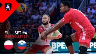 FULL 4th SET: Poland vs Slovenia I CEV EuroVolley 2023 Semifinals I Christmas Special