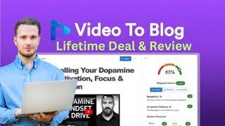 Video to Blog Lifetime Deals for Just $49-Video To Text Converter-Video to Blog Review 2024