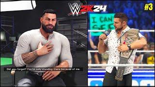 WWE 2K24 My Rise - Roman Reigns Returns To Mock Rocky #3