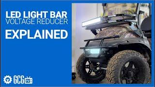 LED Light Bar & Voltage Reducer Explained | ASK DAVE | Golf Cart Garage