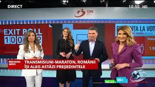 LIVE ANTENA 3 CNN ora 10: Ediție specială de Alegerile Prezidenţiale