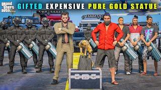 GTA 5 : GOLD MAFIA GIFTED MOST EXPENSIVE GOLD PANTHER STATUE || BB GAMING