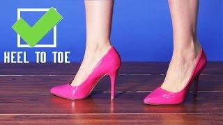 How To Walk In Pointy High Heels Tutorial from AMICLUBWEAR!