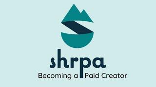 Become a Paid Creator on Shrpa!