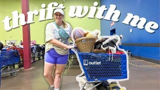 BACK TO THE BINS! Thrift With Me at the Goodwill Outlet! 