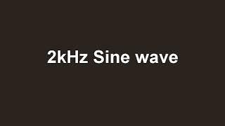 2000Hz sine wave