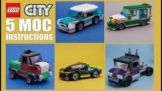 5 Custom LEGO City models You need to build ( Free Instructions )