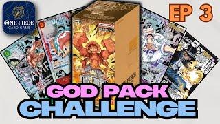 * HUNTING FOR THE MANGA GOD PACK!!! *  -  One Piece Card Game GOD PACK CHALLENGE Ep.3