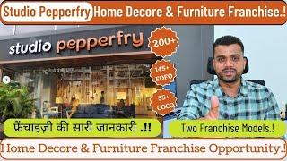 Pepperfry Home Decore & Furniture Franchise Opportunity | Best Franchise Business in India #youtube