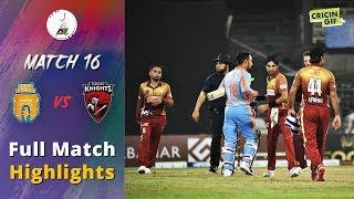 APLT20 2018 M16: Kabul Zwanan vs Kandahar Knights Full Highlights - Afghanistan Premier League T20