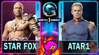 MK1 Star Fox (GERAS) VS Atar1 (HOMELANDER)Mortal Kombat 14K 60ᶠᵖˢ