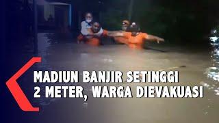 Puluhan Rumah di Madiun Terendam Banjir 2 Meter