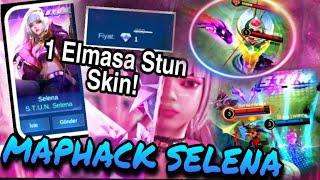 EFSANE KOSTÜMLE RAKİBİ KIŞKIRTIYORUZ! NEW SELENA STUN SKİN MAP HACK | Mobile Legends