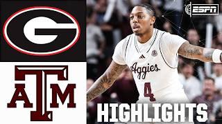 Georgia Bulldogs vs. Texas A&M Aggies | Full Game Highlights | ESPN College Basketball