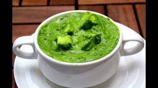 Palak paneer recipe - Spinach and cottage cheese curry -  Restaurant style palak paneer recipe