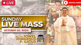 SUNDAY FILIPINO LIVE MASS TODAY ONLINE II OCTOBER 20, 2024 II FR. JOWEL JOMARSUS GATUS