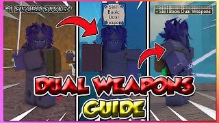 Rune Slayer How To Get Dual Weapons (Dual Sword,Dual Dagger) Fast + Full Guide!