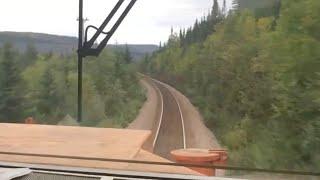 Beautiful sight from EMD SD70ACe Locomotive cab #EMD_LOCOMOTIVES #LOCOMOTIVE_CAB #CAB_VIEW