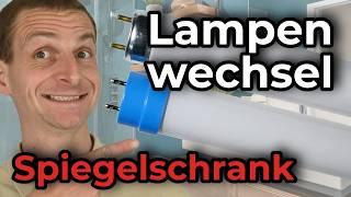  FL-Röhre auf LED-Tube: Spiegelschrank-Lampe tauschen leicht gemacht!  | ImmoTrainer Hauswart