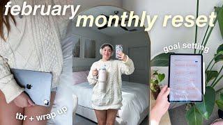 FEBRUARY MONTHLY RESET 2024 ‍ goal setting, books to read + intentions