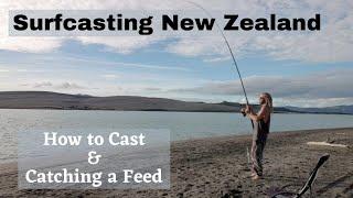 Surfcasting NZ Catching Dinner How To Cast