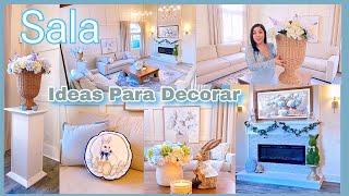 Cambios E Ideas Para Decorar La SalaNuevo Tapete Color Azul- Decoración Primavera 2025