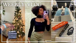 Christmas Decorating, Sephora Haul & What's in My Bag | NYC Weekly Vlog ️